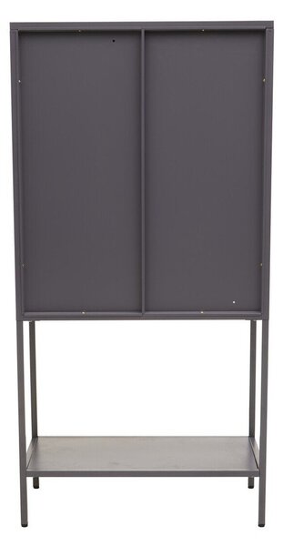 Сива стоманена витрина 75x150x35 cm Acier – Premier Housewares