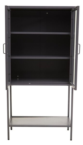 Сива стоманена витрина 75x150x35 cm Acier – Premier Housewares
