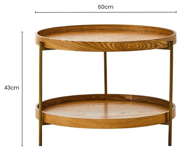 Кръгла странична масичка ø 60 cm Viborg – Premier Housewares