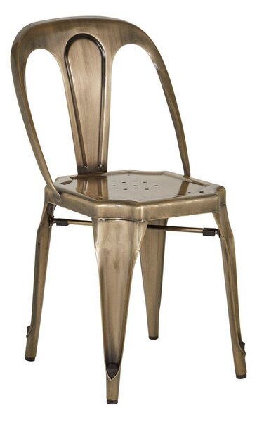 Метален трапезен стол в месингов цвят Grange – Premier Housewares