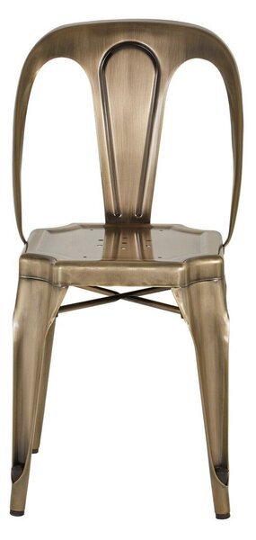 Метален трапезен стол в месингов цвят Grange – Premier Housewares