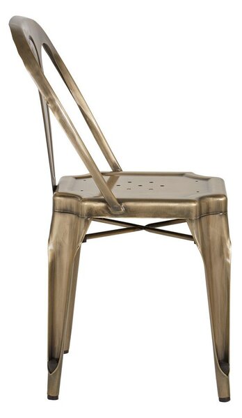 Метален трапезен стол в месингов цвят Grange – Premier Housewares
