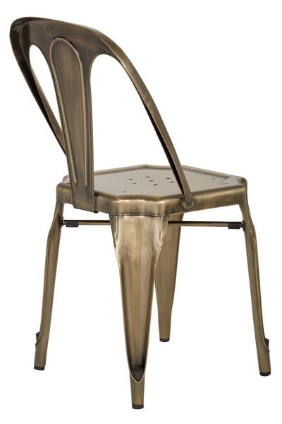 Метален трапезен стол в месингов цвят Grange – Premier Housewares