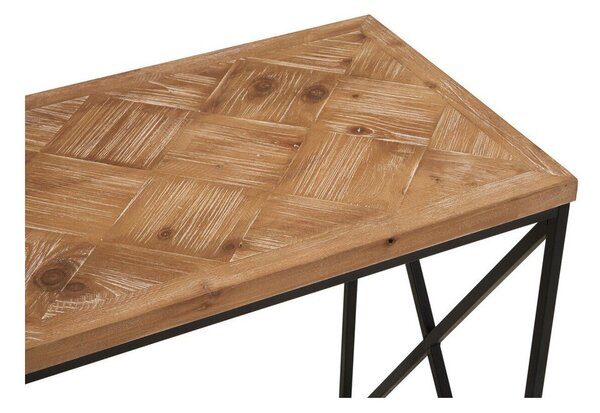 Конзолна маса от масивна ела в естествен цвят 48x120 cm Kickford – Premier Housewares