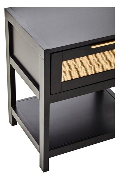 Черно нощно шкафче Sherman – Premier Housewares