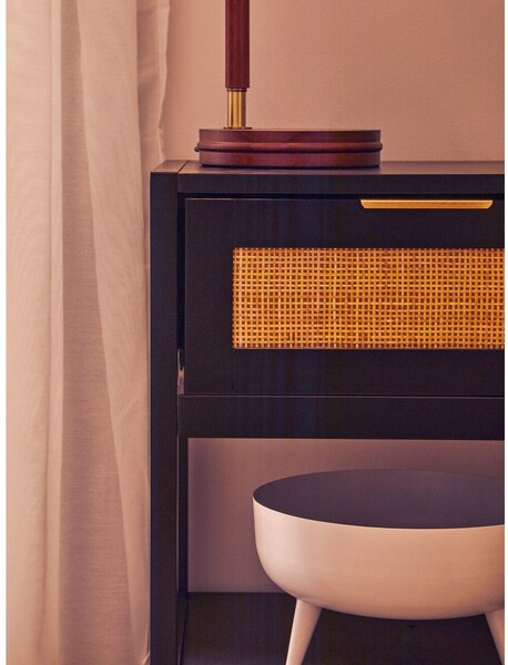 Черно нощно шкафче Sherman – Premier Housewares