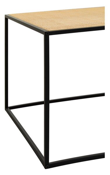 Ратанова масичка за кафе в естествен цвят 60x60 cm Depok – Premier Housewares