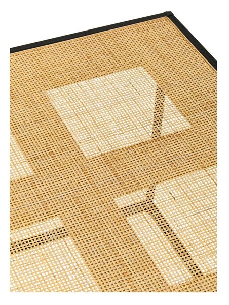 Ратанова масичка за кафе в естествен цвят 60x60 cm Depok – Premier Housewares