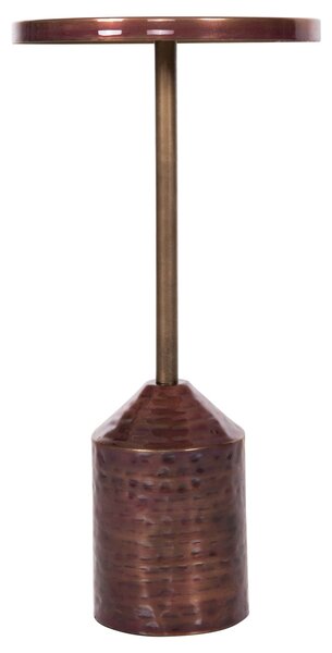 Странична маса BOMBAY метал меден цвят Φ25.5x51.5см