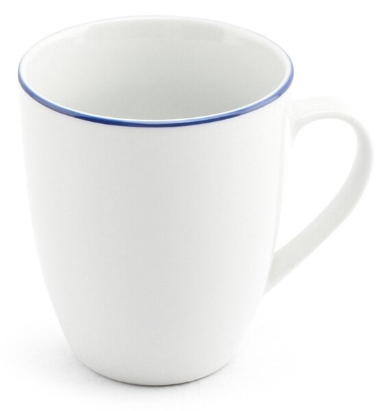 Бяла порцеланова чаша 380 ml Basic White – BonBistro