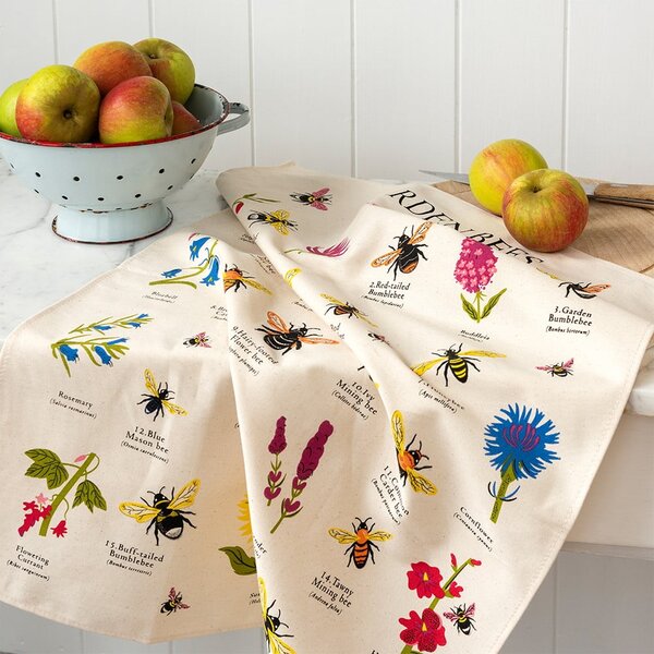 Памучна кърпа за съдове 50x70 cm Garden Bees – Rex London