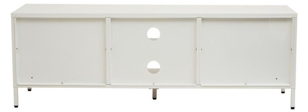 Бяла стоманена маса за телевизор 150x50x45 cm Acier – Premier Housewares