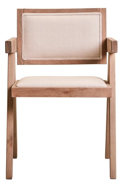 Тапициран трапезен стол в естествен цвят Cebu – Premier Housewares