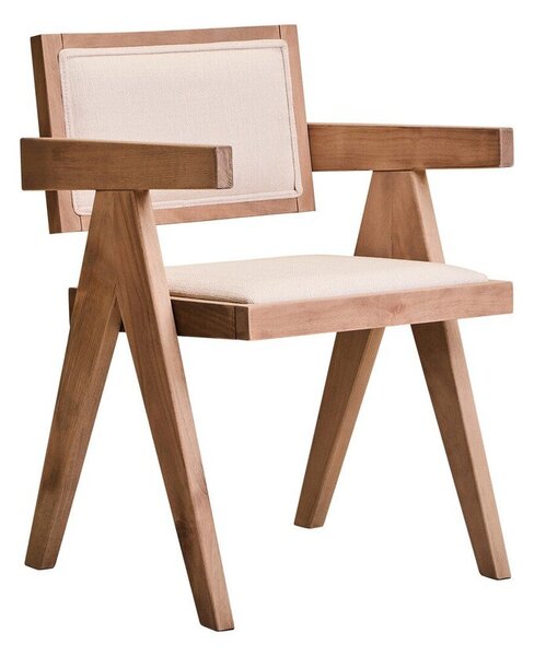 Тапициран трапезен стол в естествен цвят Cebu – Premier Housewares