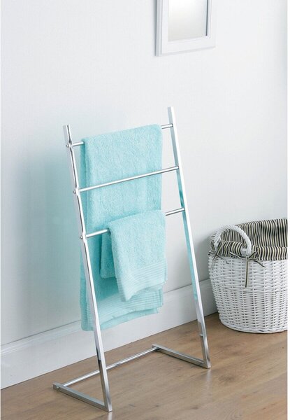 Метална стойка за кърпи в сребрист цвят Dara – Premier Housewares