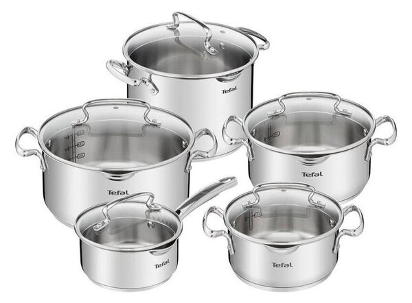 Комплект съдове 10 бр. от неръждаема стомана DUETTO+ G719SA55 – Tefal