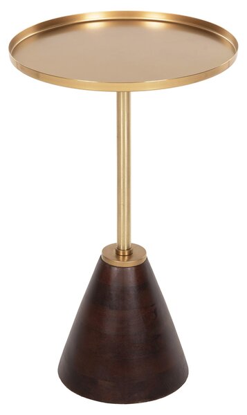 Странична маса KAPPUR орех-златист цвят Φ38x62cм