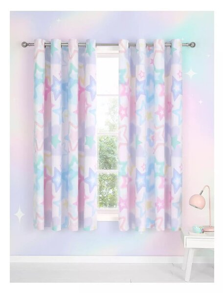 Детска завеса 2 бр. 168x183 cm Ombre Stars – Catherine Lansfield