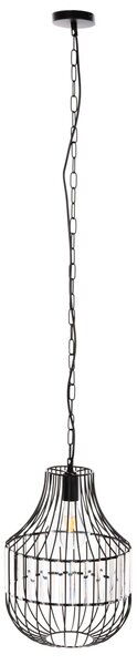 Таванна лампа 4093 метал-стъкло Φ29x38-137см