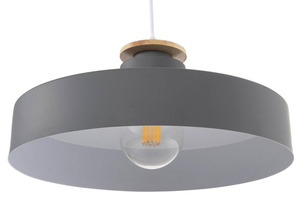 Таванна лампа 4159 сив цвят Φ40x116Hcм