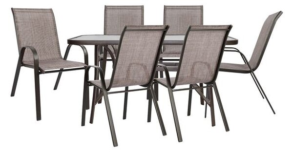 Градински комплект 7 части с маса 160X90 КГ5206.02