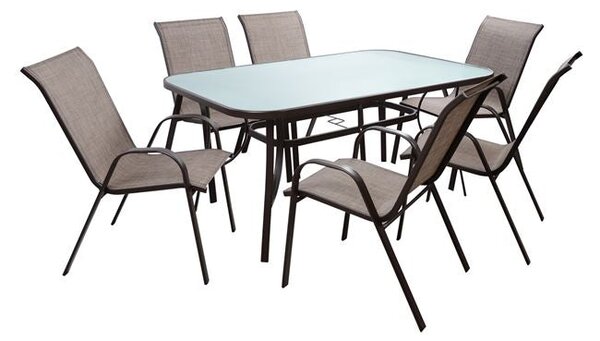 Градински комплект 7 части с маса 160X90 КГ5206.02