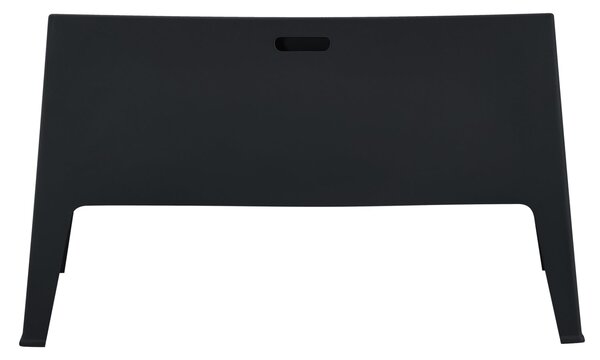 Комплект за отдих от 4 части SLEEK черен полипропилен