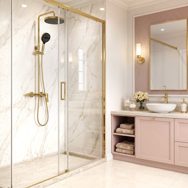 Комплект за душ Rea Vision Gold