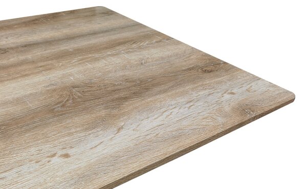 Маса ARAGNE sonoma mdf с черни метални крака 160x90x75см