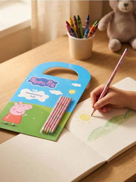 Sinsay - Комплект за оцветяване с стикери Peppa Pig - многоцветен
