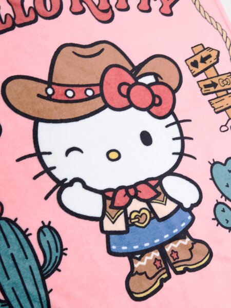 Sinsay - Одеяло Hello Kitty - розов