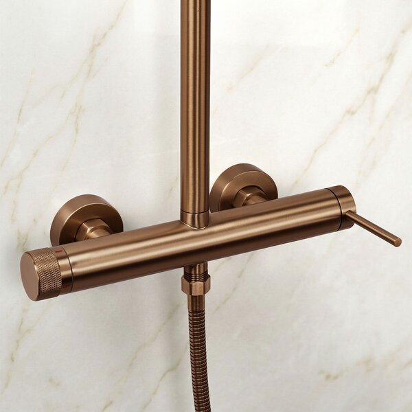 Комплект за душ Rea Foss Clif Brush Copper