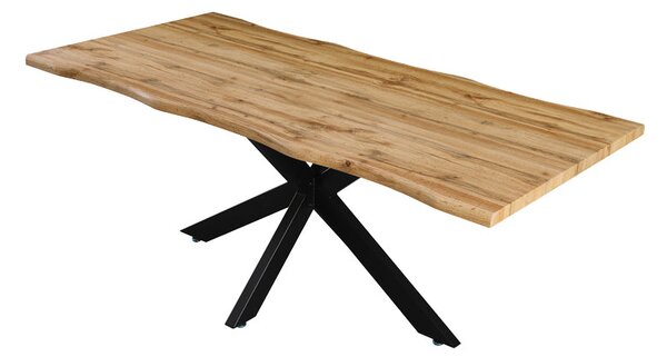 Маса трапезна GILMAN MDF в цвят sonoma-black 180x90x75см