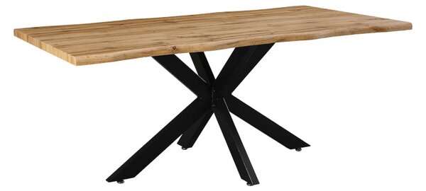 Маса трапезна GILMAN MDF в цвят sonoma-black 180x90x75см