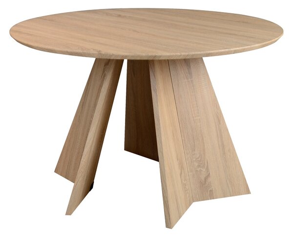 Трапезна маса BIBBLE mdf в естествен нюанс d120x76см