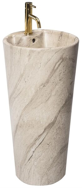 Умивалник-Свободностоящ Rea Blanka Natural Matt Marble