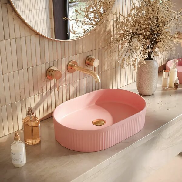 Умивалник за плот Rea Vanda Bubble Gum Matt