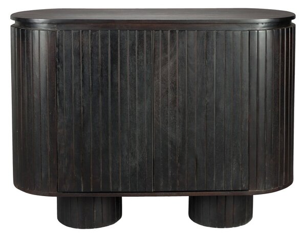 Тъмнокафяво шкафче от масивно манго 110x80x40 cm Kenji – Dutchbone