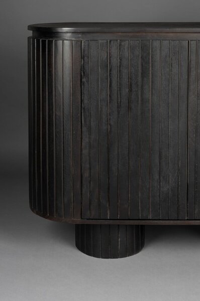 Тъмнокафяво шкафче от масивно манго 110x80x40 cm Kenji – Dutchbone