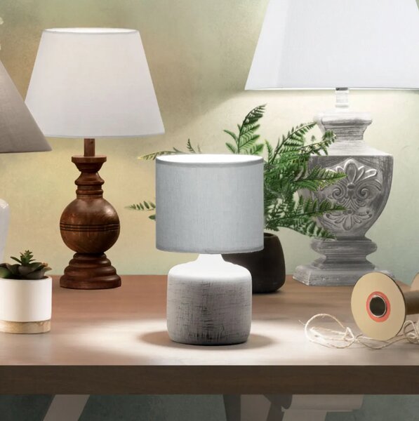 Нощна лампа atmosphera Salta, 28 cm, Керамика - Черен