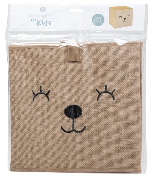 Детска кутия за съхранение atmosphera Teddy bear, 29x29 см