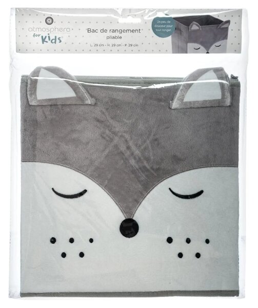 Детска кутия за съхранение atmosphera Fox, 29x29 см