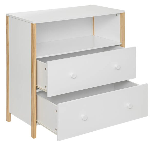Детски скрин Аtmosphera Kima, MDF, Бял