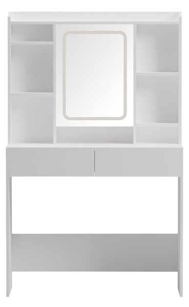 Efilia LED тоалетна маса бяла 90x40x145 cm