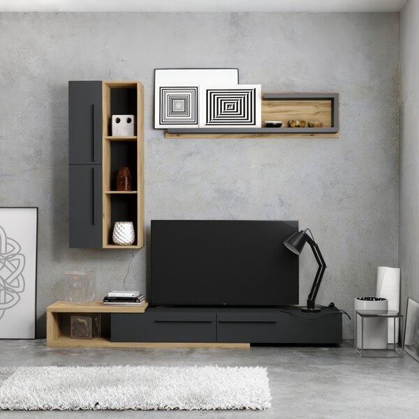 Calvados Beige 210x37.5x120 cm Calvados TV скрин с чекмеджета