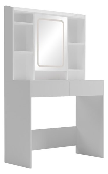 Efilia LED тоалетна маса бяла 90x40x145 cm
