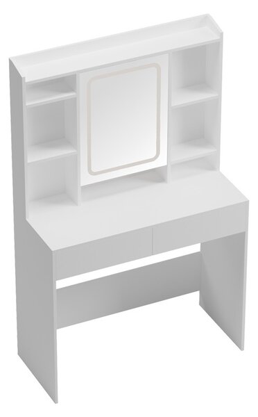 Efilia LED тоалетна маса бяла 90x40x145 cm