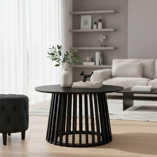 Масичка за кафе Domonic Black 80x80x45 cm