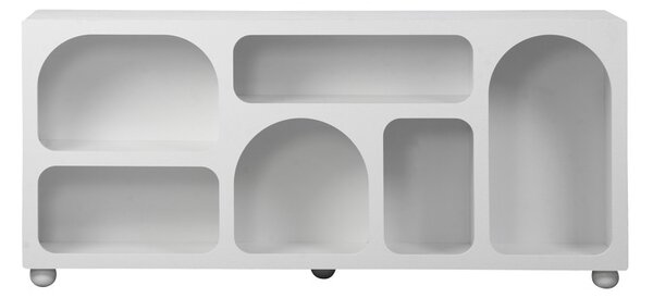 Конзола с рафтове Emersi White 164x34x76 cm