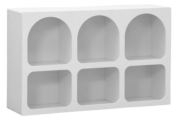 Конзола Emersi с рафтове Бяла 120x35x76 cm